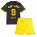 Maillot de foot Borussia Dortmund Sebastien Haller #9 Extérieur vêtements enfant 2023-24 Manches Courtes (+ pantalon court)
